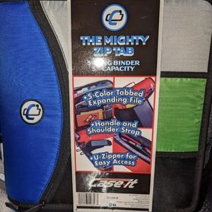 New Case It The Mighty Zip Tab Binder.